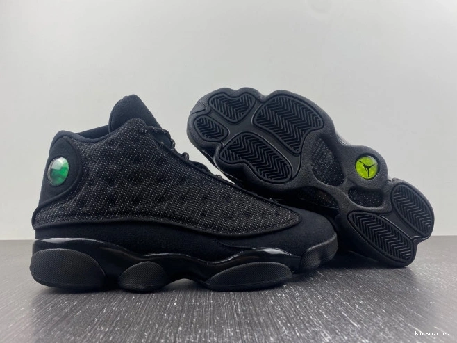 Rep Jordan 13 Air Black Retro Cat 414571-011 0708